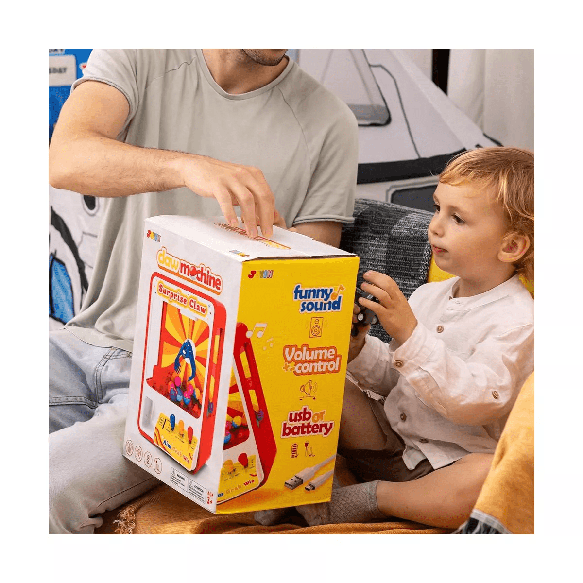 Joyfy Kids Claw Machine Toy with LED Lights, Sounds, Mini Arcade Game for Ages 3 4 5 6 Years, Halloween Christmas Birthday Gift for Boys Girls - Image 8