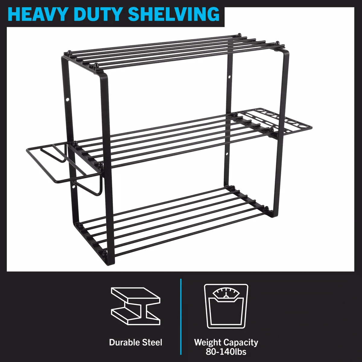 3-Tier Power Tool Organizer Shelving by Stalwart - Image 4