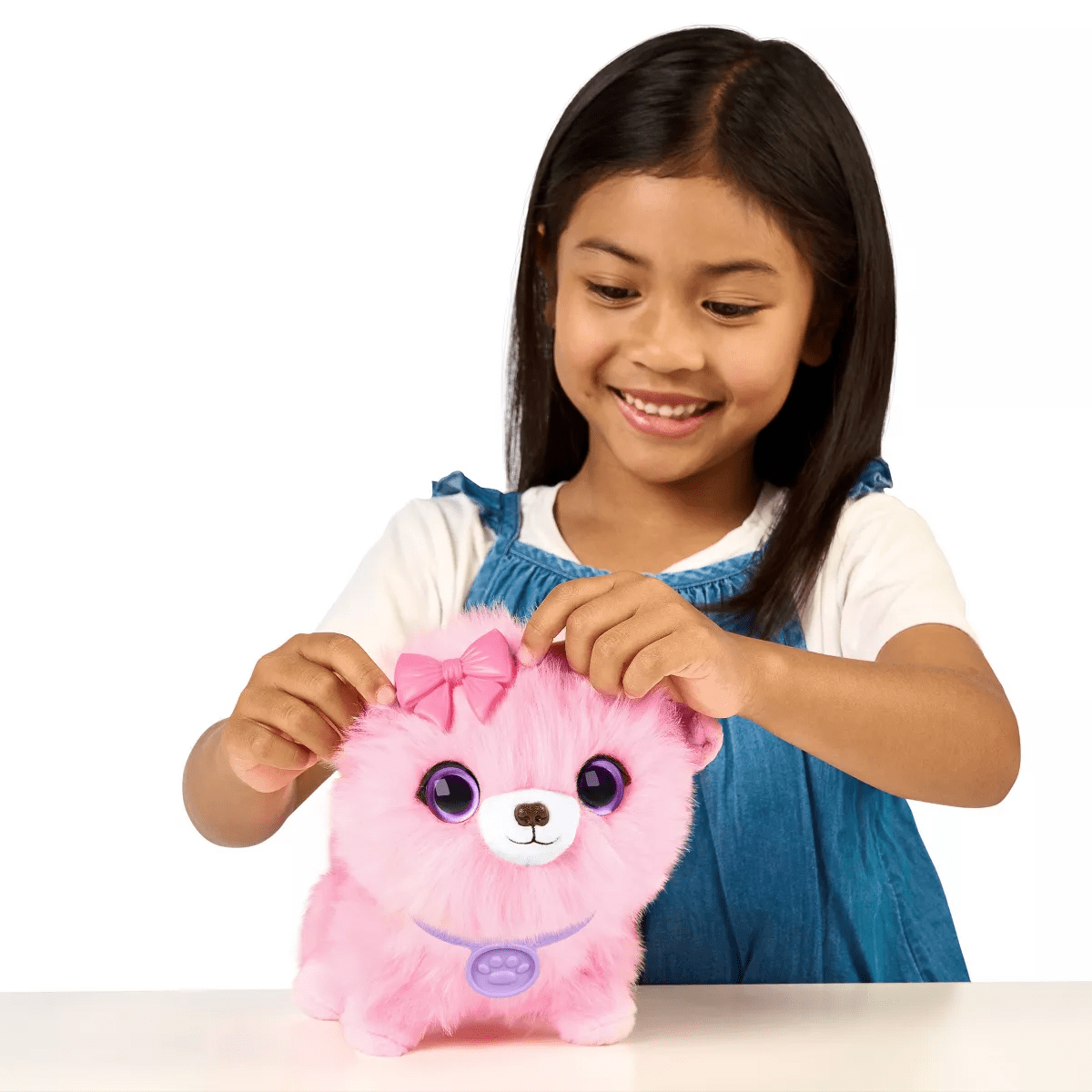 SCRUFF-A-LUVS Single Pet - Pink: Stuffed Dog, Cat, or Rabbit Toy, 8.66" Polyester Doll - Image 11