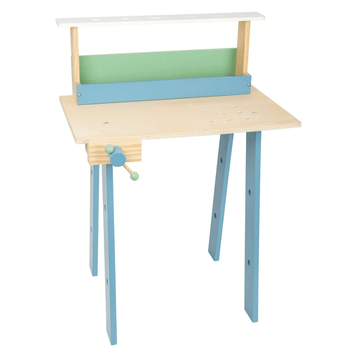 Small Foot Wooden Toys Premium Nordic Workbench: Includes 30 Pieces, Educational Toy Tools & Accessories - Image 3