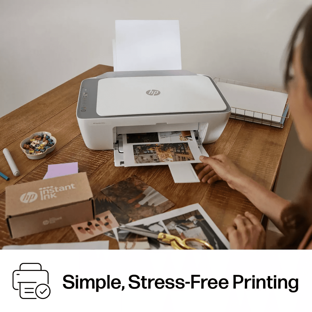 HP Deskjet 2855E Wireless All-In-One Color Printer Scanner Copier with 3 Months Free Instant Ink (588S5A) - Image 14