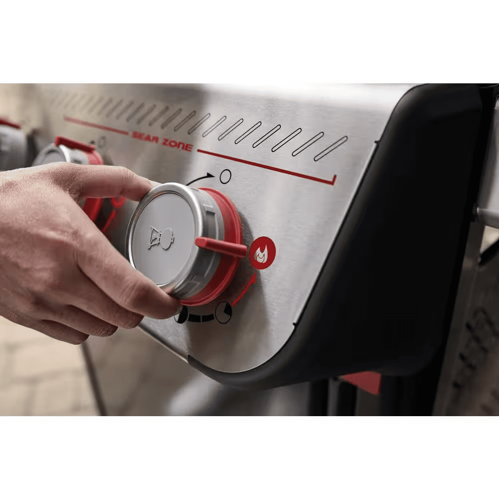 Spirit SB-E-425 4-Burner Natural Gas Grill in Black with Powerful Boost Burners - Image 8