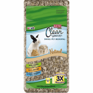 Kaytee Clean Comfort Rabbit, Guinea Pig, Chinchilla, Gerbil and Hamster Low Dust and Odor Control Pet Bedding - Brown - 24.6L/3.4Lbs