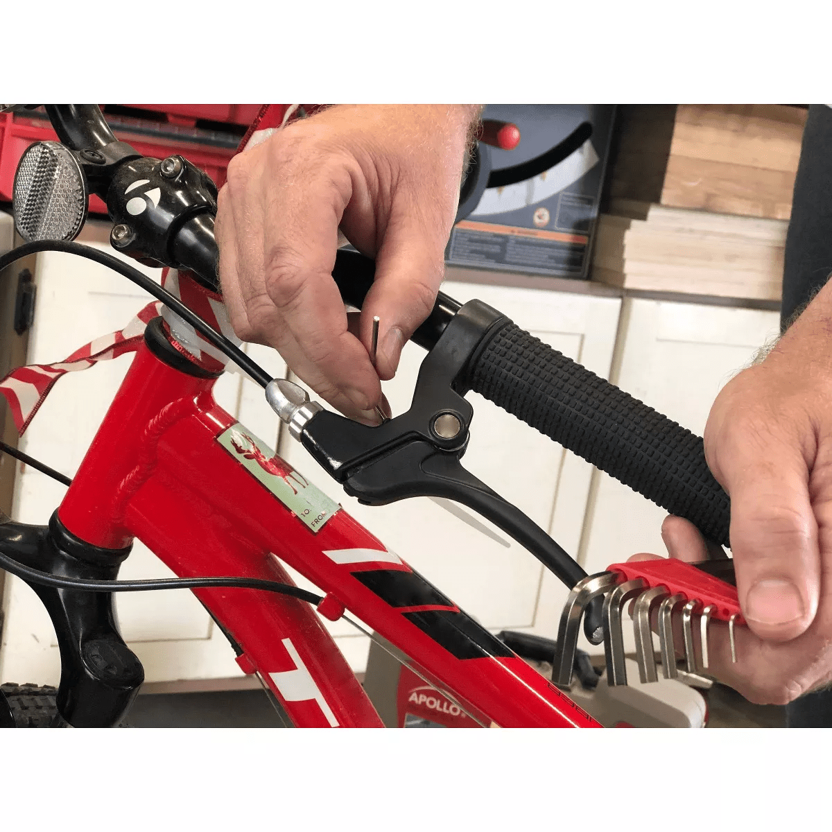 Apollo Tools 79Pc Multi Purpose Tool Kit DT9411 Red: Household & Car Tool Set, Chromed Steel, Lifetime Warranty - Image 4