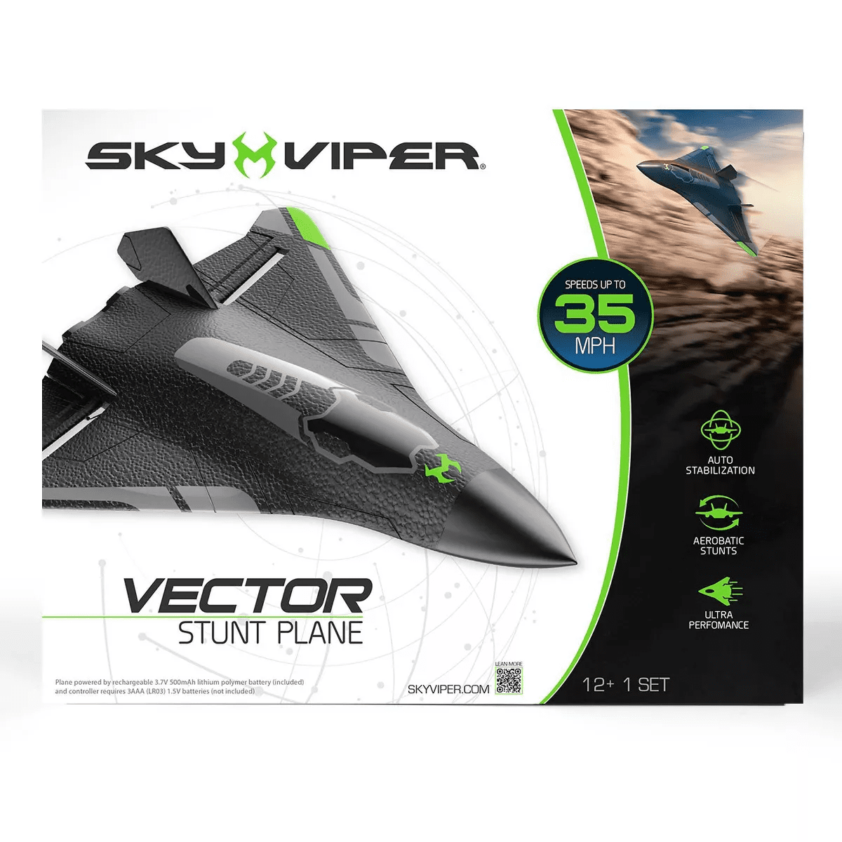 Sky Viper Vector Performance Stunt Jet: Remote Controlled Outdoor Racing Drone for Beginners - Image 8