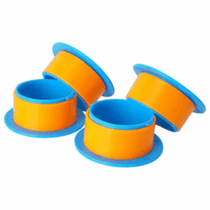 Stretch Wrap Dispenser Plastic Hand Saver for 3 Core Shrink Wrap Holder Blue Durable Design for Fast Efficient Wrapping