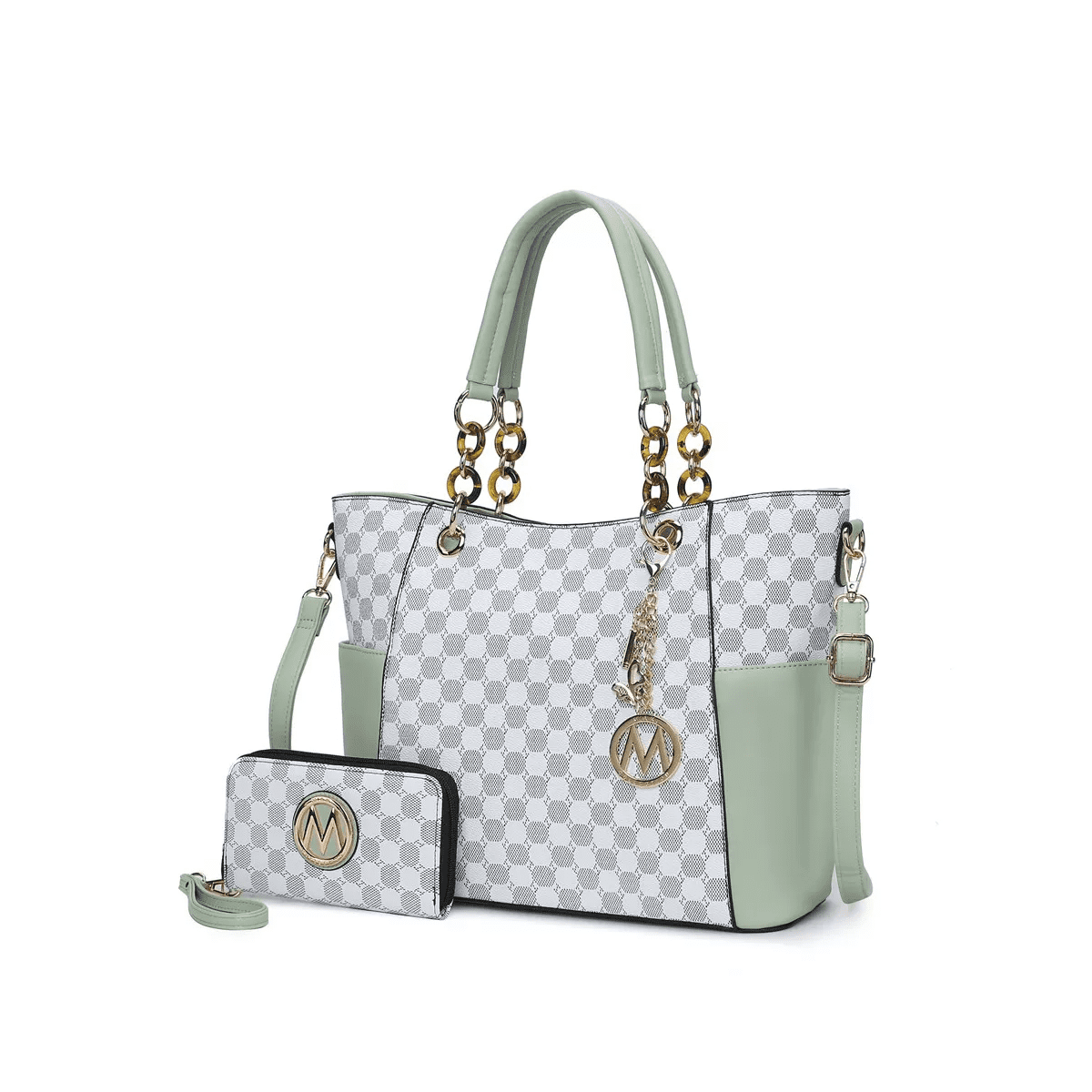 MKF Collection Merlina Circular Print Women’S Tote Bag with Matching Wallet by Mia K - Image 10