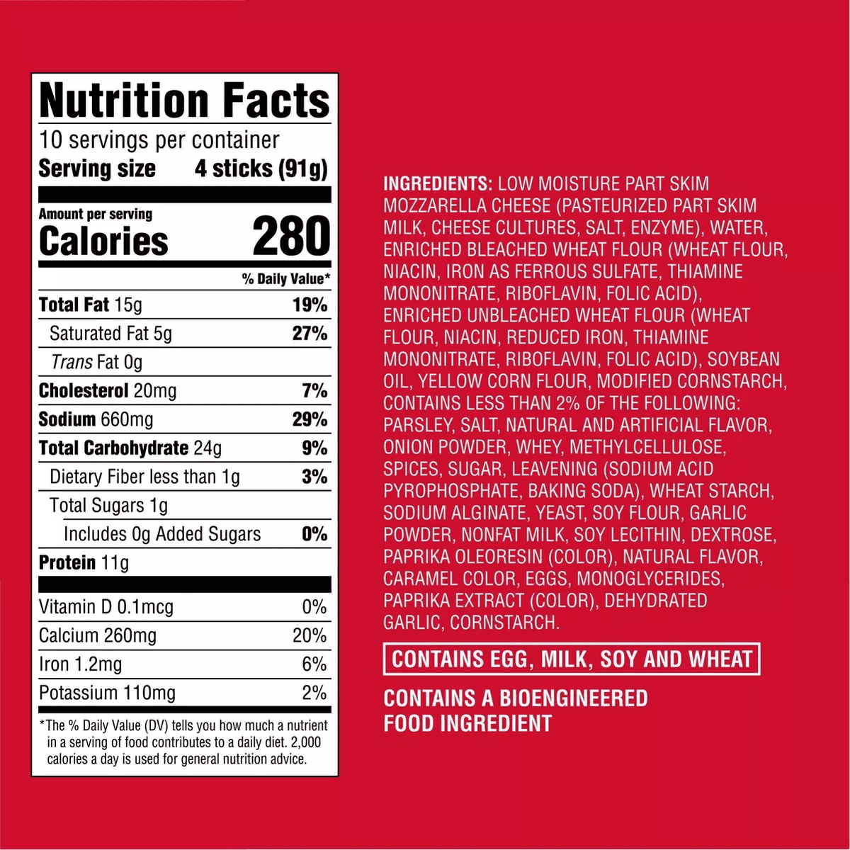 Frozen Breaded Mozzarella Sticks - 32Oz - Market Pantry™ - Image 5