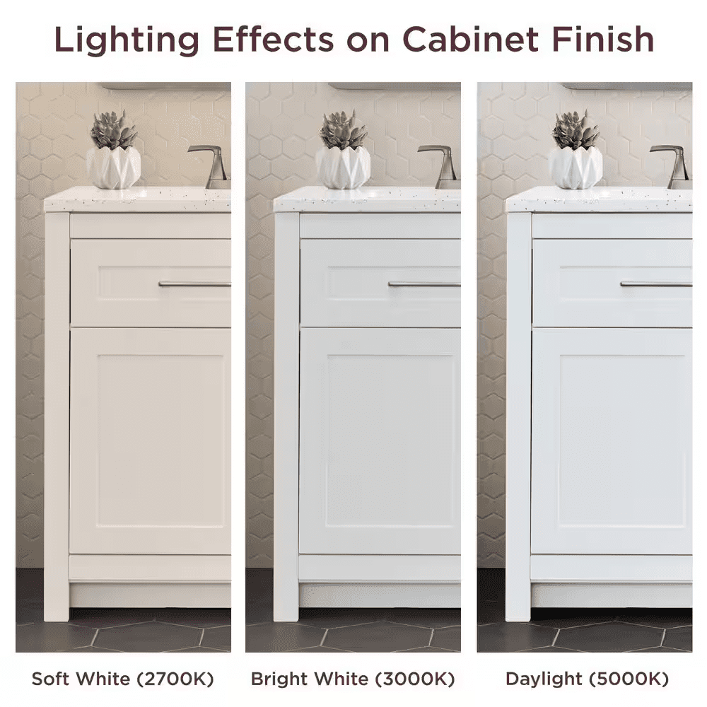 Clady 31 In. Single Sink White Bath Vanity with Silver Ash Cultured Marble Top (Assembled) - Image 5