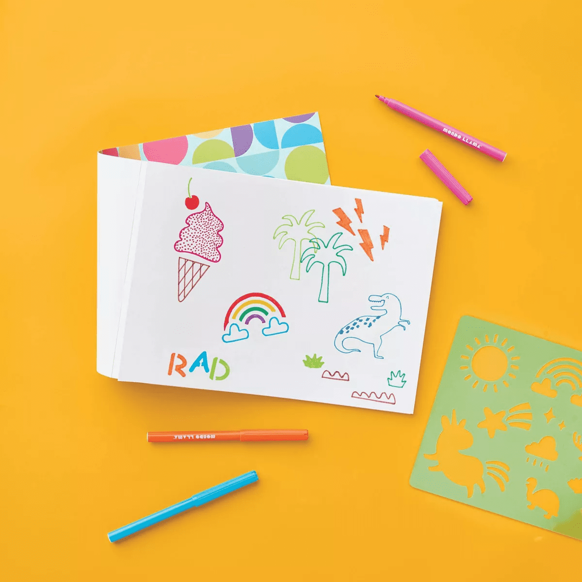 20Pc Super Sketches Stencil Set - Mondo Llama™ - Image 6