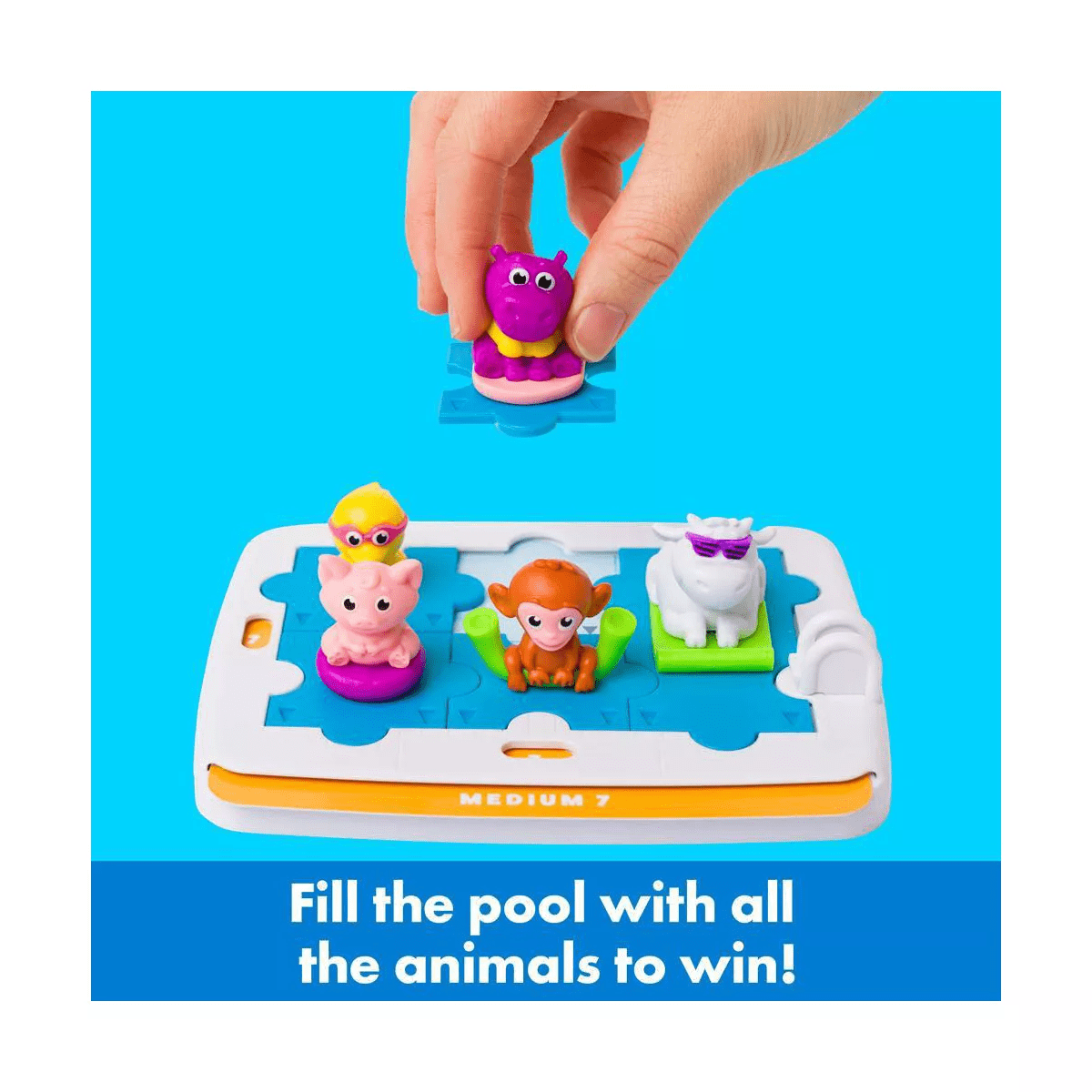 Thinkfun Friends - Splishsplash Pig'S Pool Party Puzzle Game: Creative Thinking, Problem Solving, Solo Board Game - Image 6
