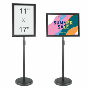 Pedestal Sign Holder Labels