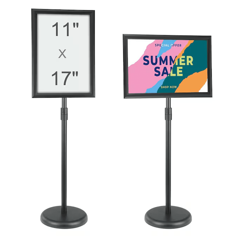 Pedestal Sign Holder Labels
