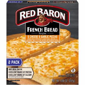 Red Baron Five Cheese and Garlic French Bread Personal Frozen Pizza - 8.8Oz/2Pk