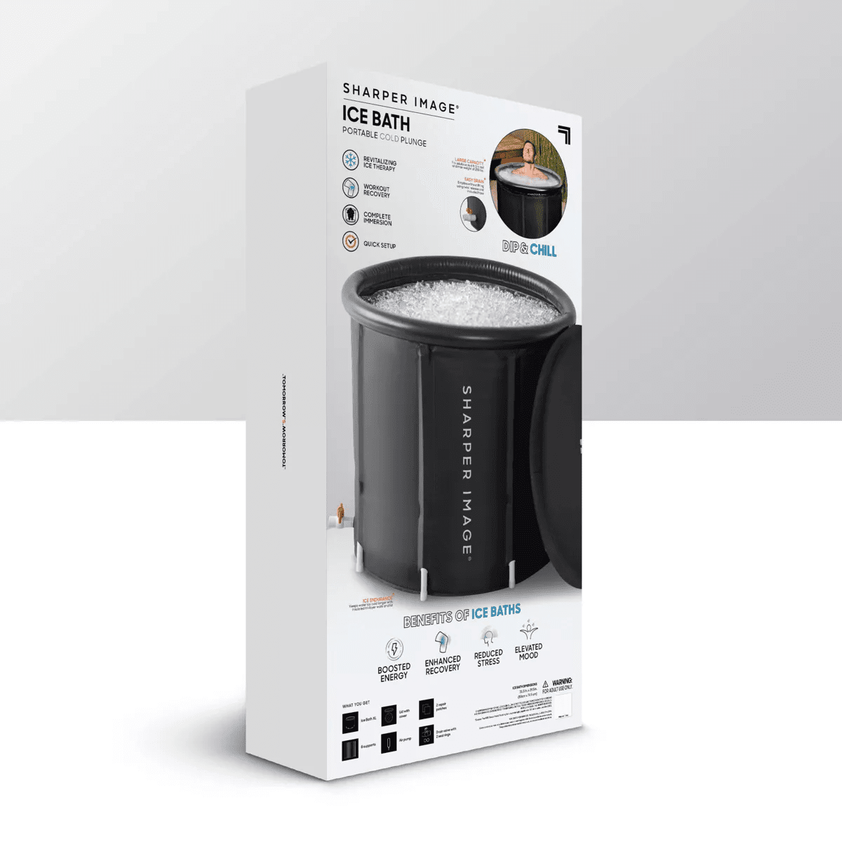 Sharper Image 5.31" Portable Ice Bath - Image 7