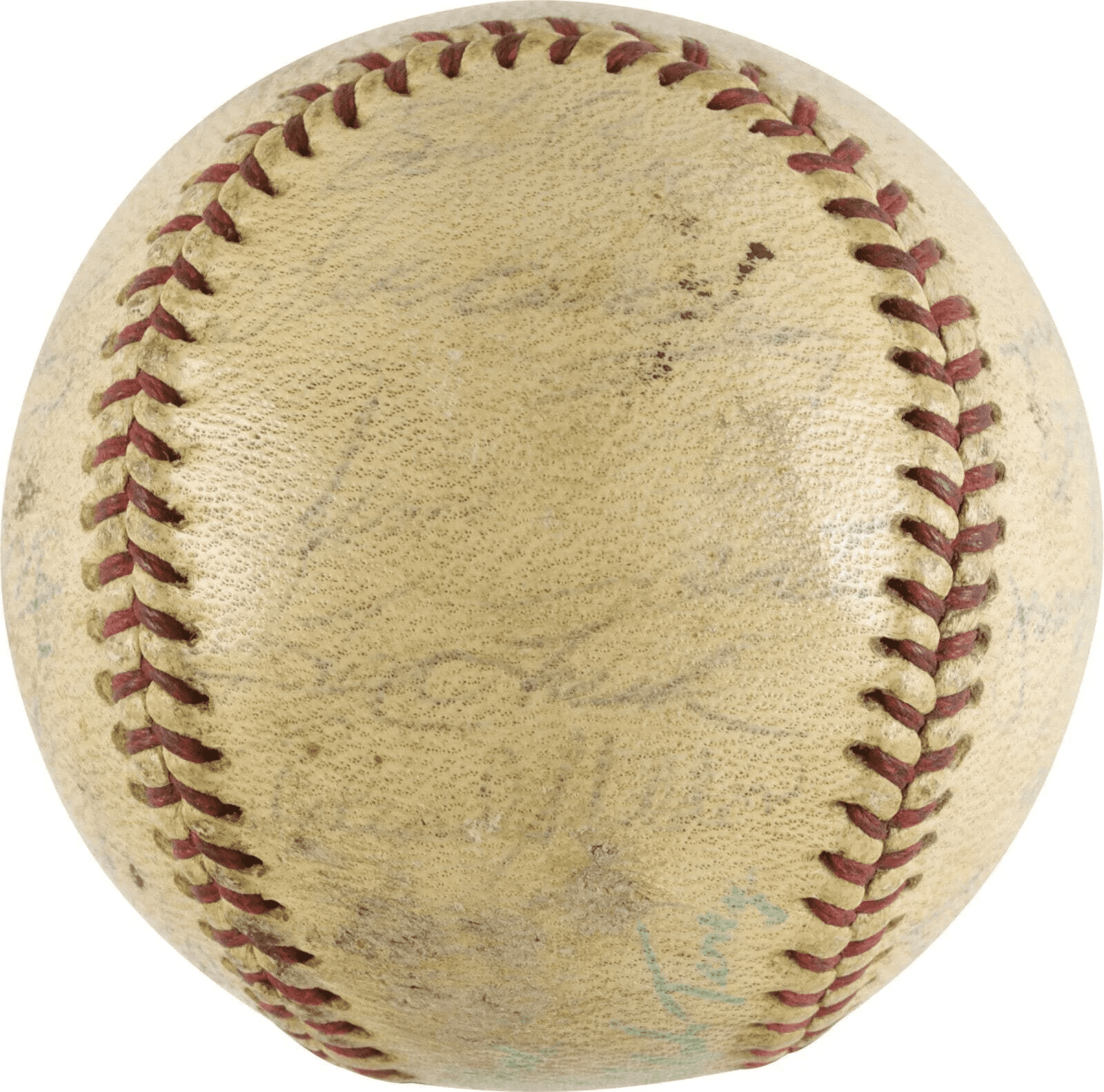 1961 New York Yankees W.S. Team Signed Game Used Baseball Mickey Mantle PSA DNA - Image 5