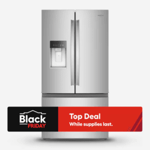 Counter-Depth 23.4-Cu Ft 3 -Door 36-In Wide Smart Compatible French Door Refrigerator with Dual Ice Maker with Water and Ice Dispenser ( Fingerprint-Resistant Stainless Finish ) ENERGY STAR Certified