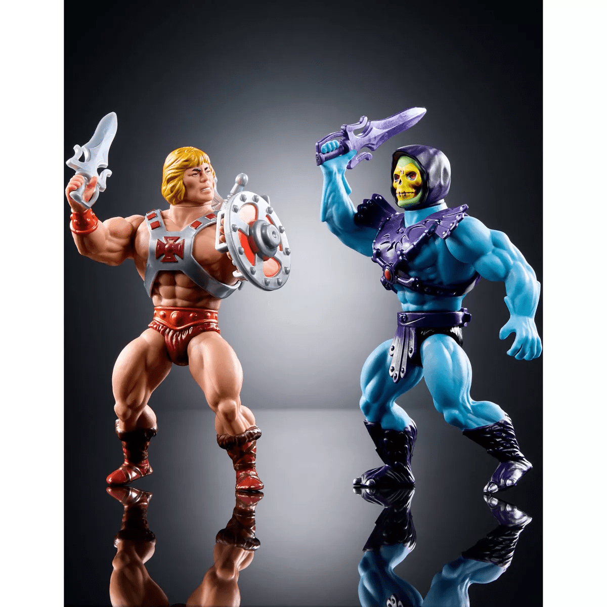 Masters of the Universe Origins Retro Punching He-Man and Skeletor 80Th Anniversary Mattel - Image 3