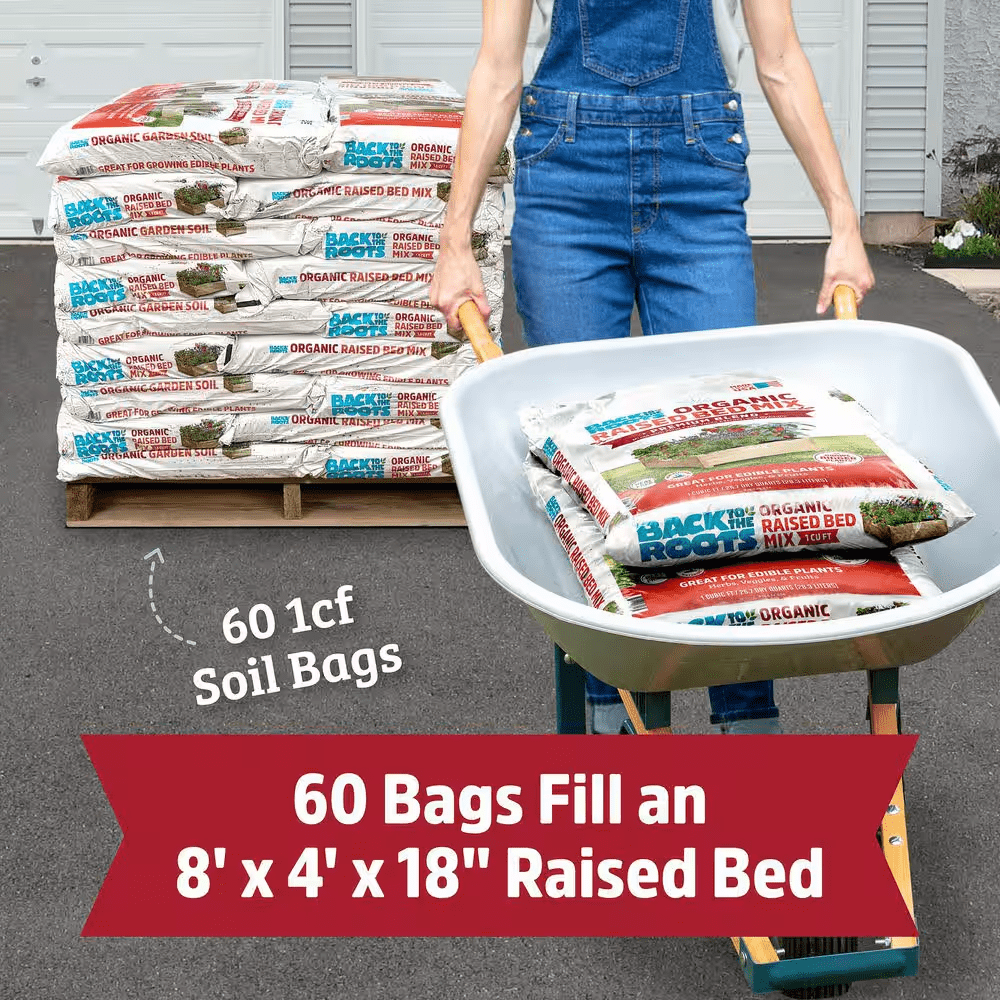Organic Bulk Raised Bed Soil (30 1 Cu. Ft. Bags) Peat-Free, Blended with Organic Fertilizer - Image 5