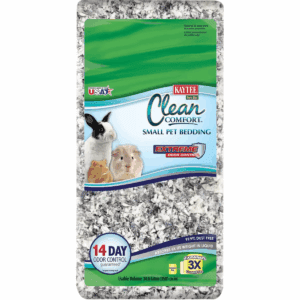 Kaytee Clean Comfort Rabbit, Guinea Pig, Chinchilla, Gerbil and Hamster Low Dust and Extreme Odor Control Pet Bedding - White - 24.6L/2.5Lbs