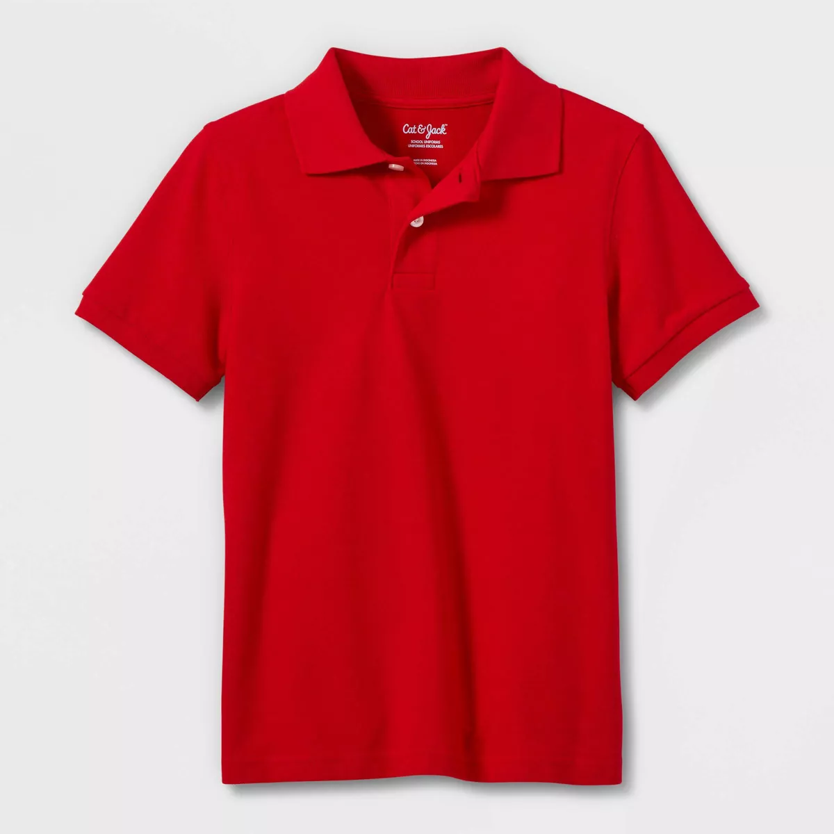 Boys' Short Sleeve Pique Uniform Polo Shirt - Cat & Jack™ - Image 11