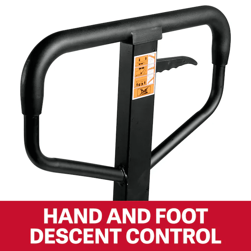 5500-Lb Capacity 4 -Wheel Gray Steel Heavy Duty Platform Truck - Image 5