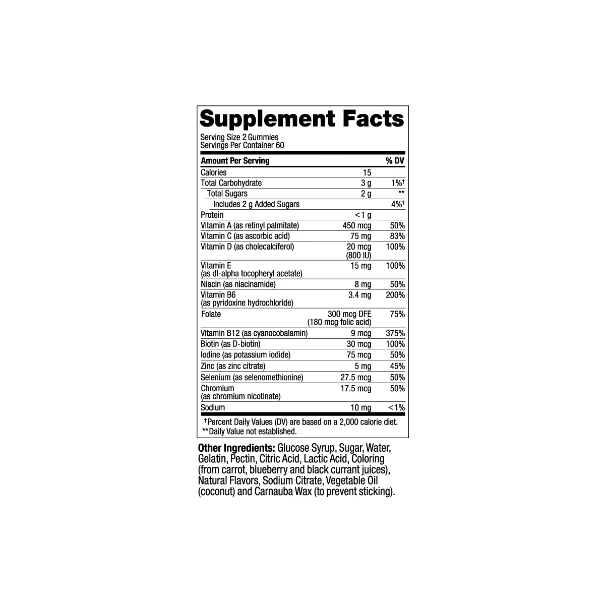 OLLY Men'S Multivitamin Gummy - Blackberry Blitz - Image 7