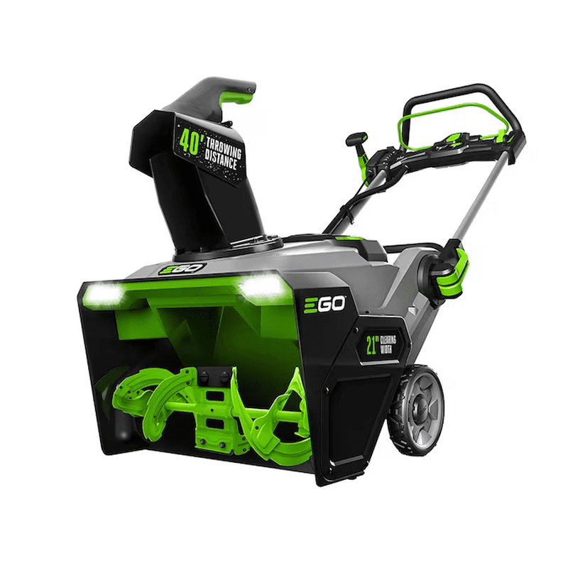 POWER+ 56-Volt 21-In Single-Stage Push Battery Snow Blower 5 Ah (Battery Included) (Charger Included) - Image 14