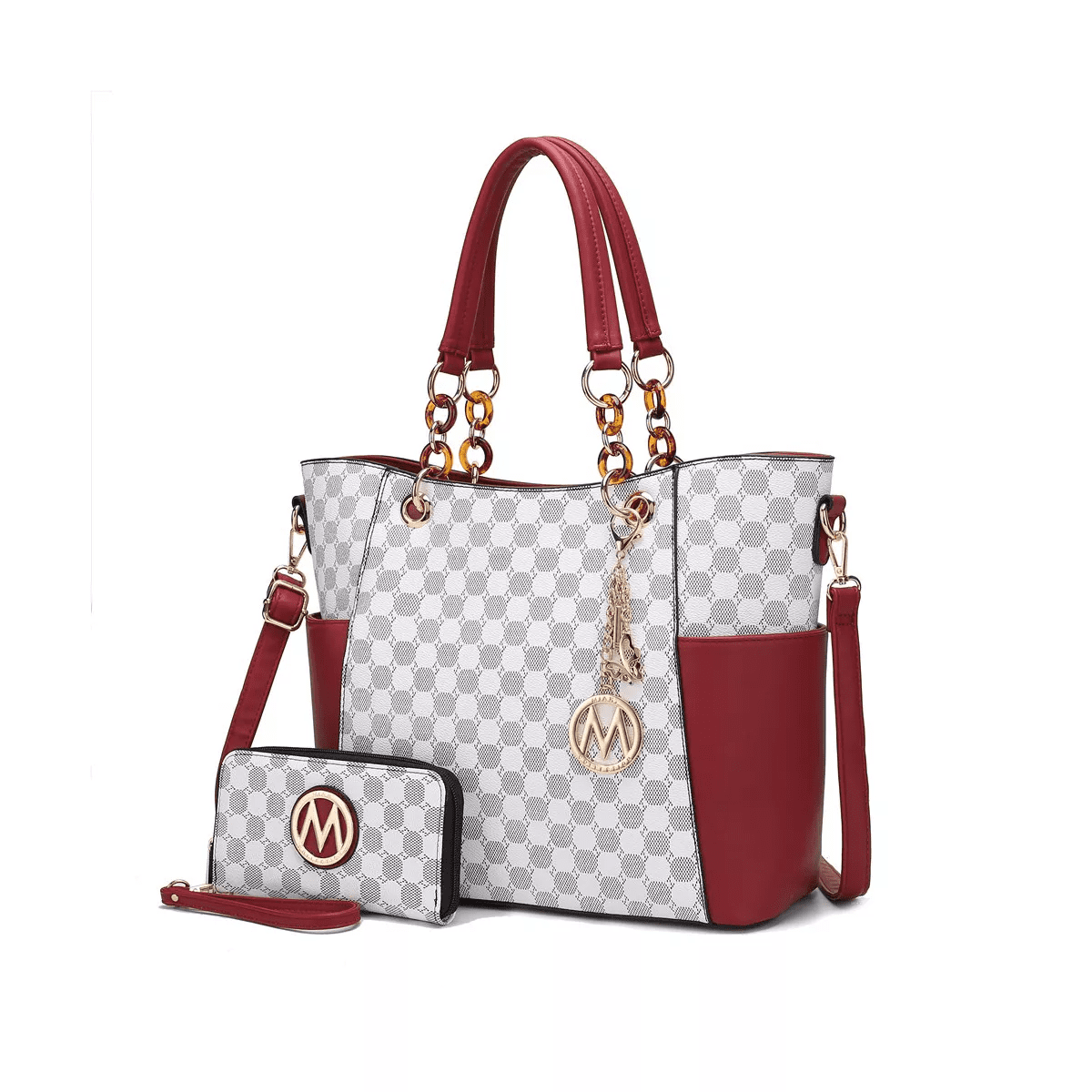 MKF Collection Merlina Circular Print Women’S Tote Bag with Matching Wallet by Mia K - Image 15