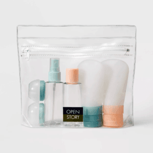 7Pc Toiletry Bag Set - Open Story™️: Silicone & EVA  Accessories