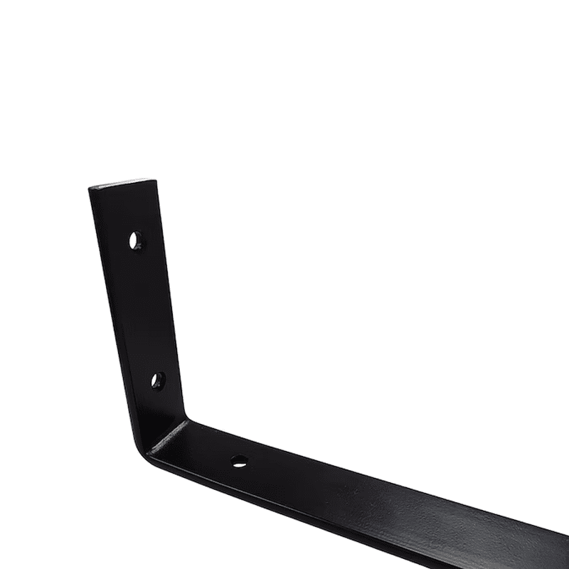 12.4-In L X 5.24-In W X 1.46-In D Black Shelf Bracket - Image 7