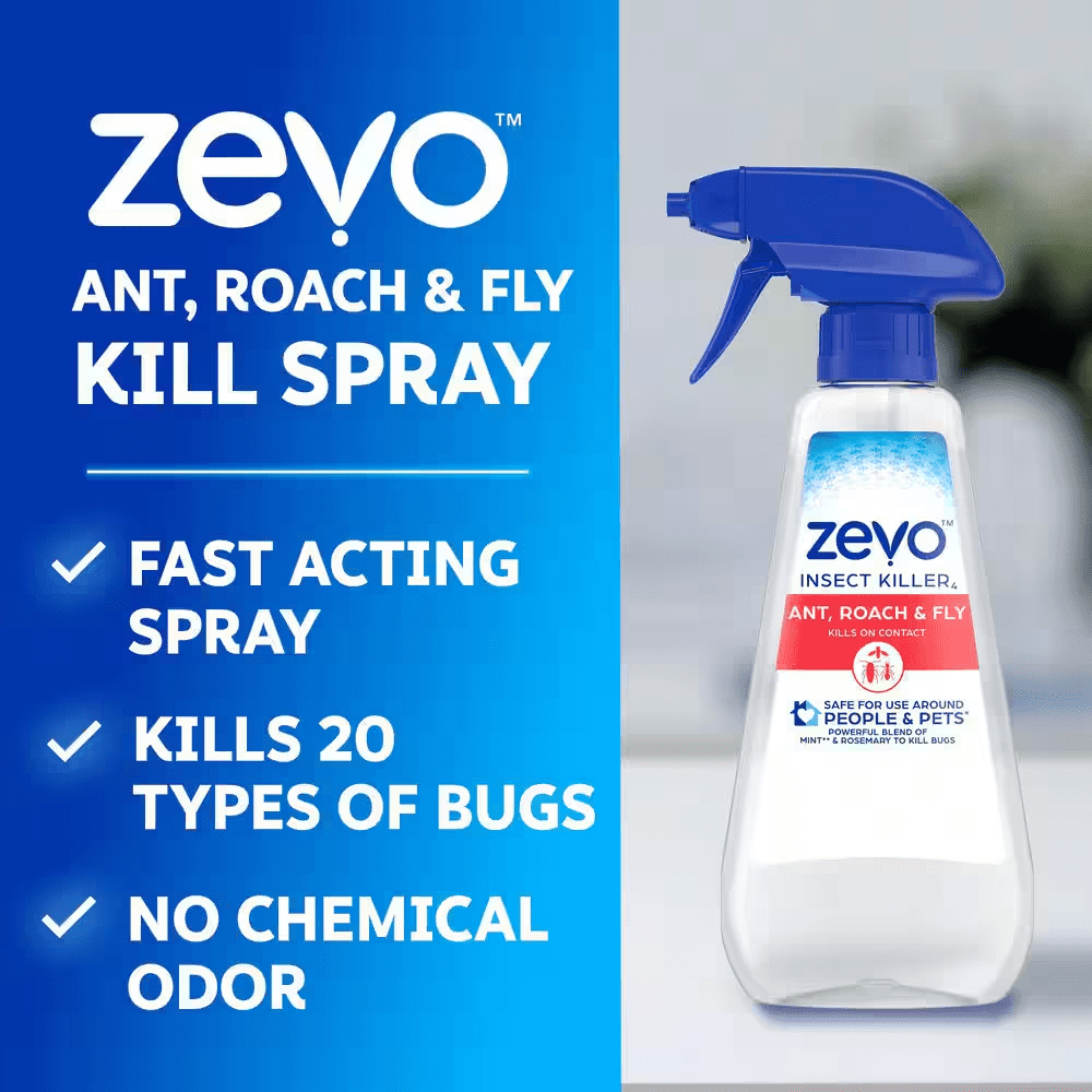 12 Oz. Ant Roach and Fly Multi-Insect Killer Trigger Spray - Image 2