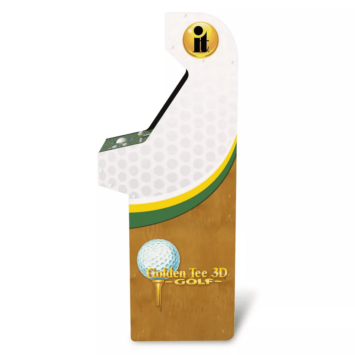 Arcade1Up Golden Tee 3D 35Th Anniversary Deluxe Arcade Machine - Image 3