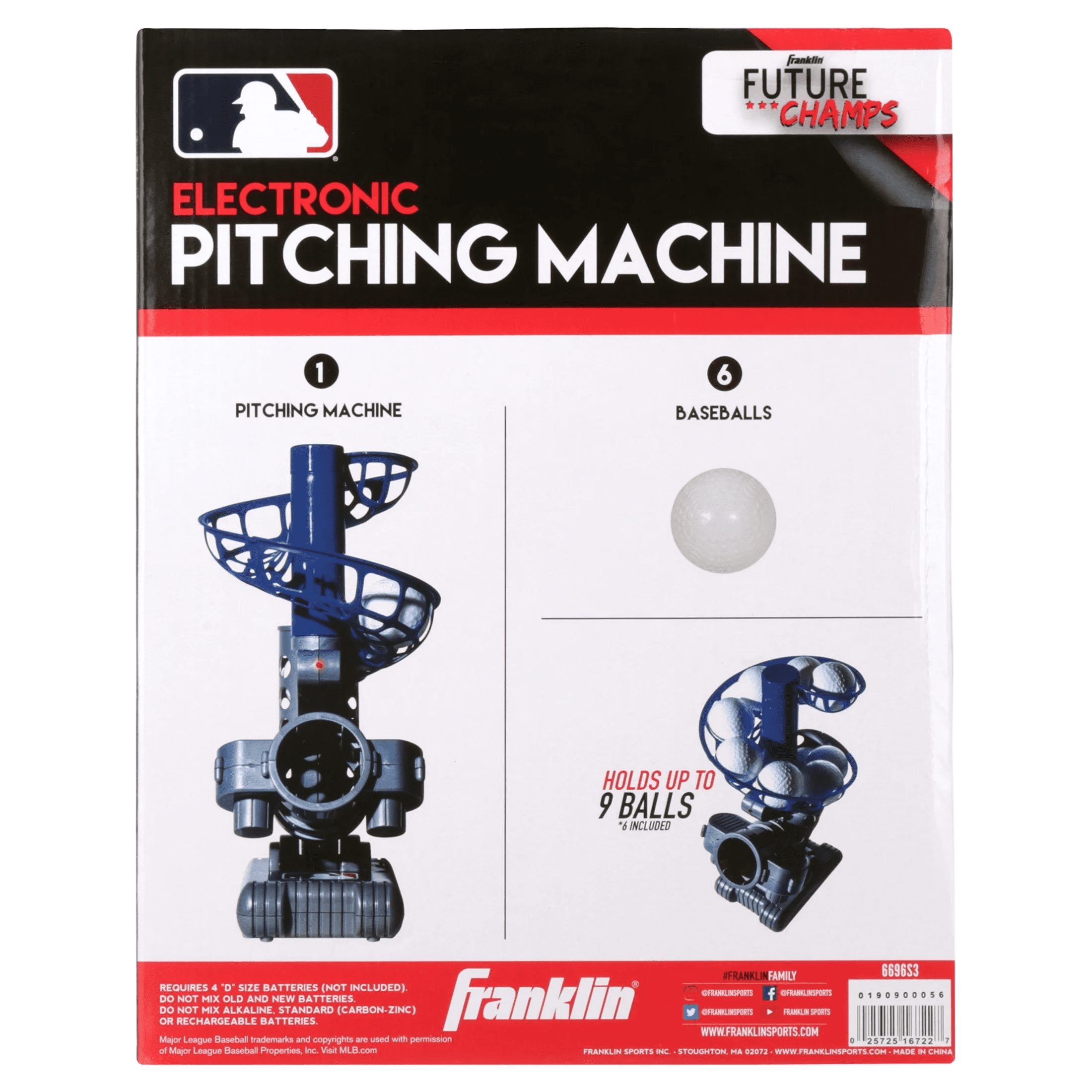 MLB Electronic Baseball Pitching Machine – Adjustable – Every 7 Seconds – 6 Balls - Image 15