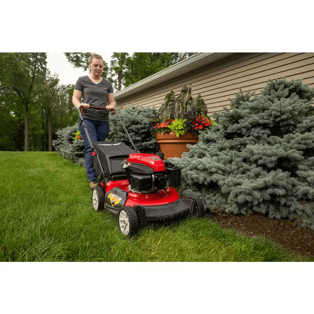 21 In. 163Cc OHV Engine Push 3-In-1 Gas Walk behind Lawn Mower with Tri-Action Cutting System - Image 2