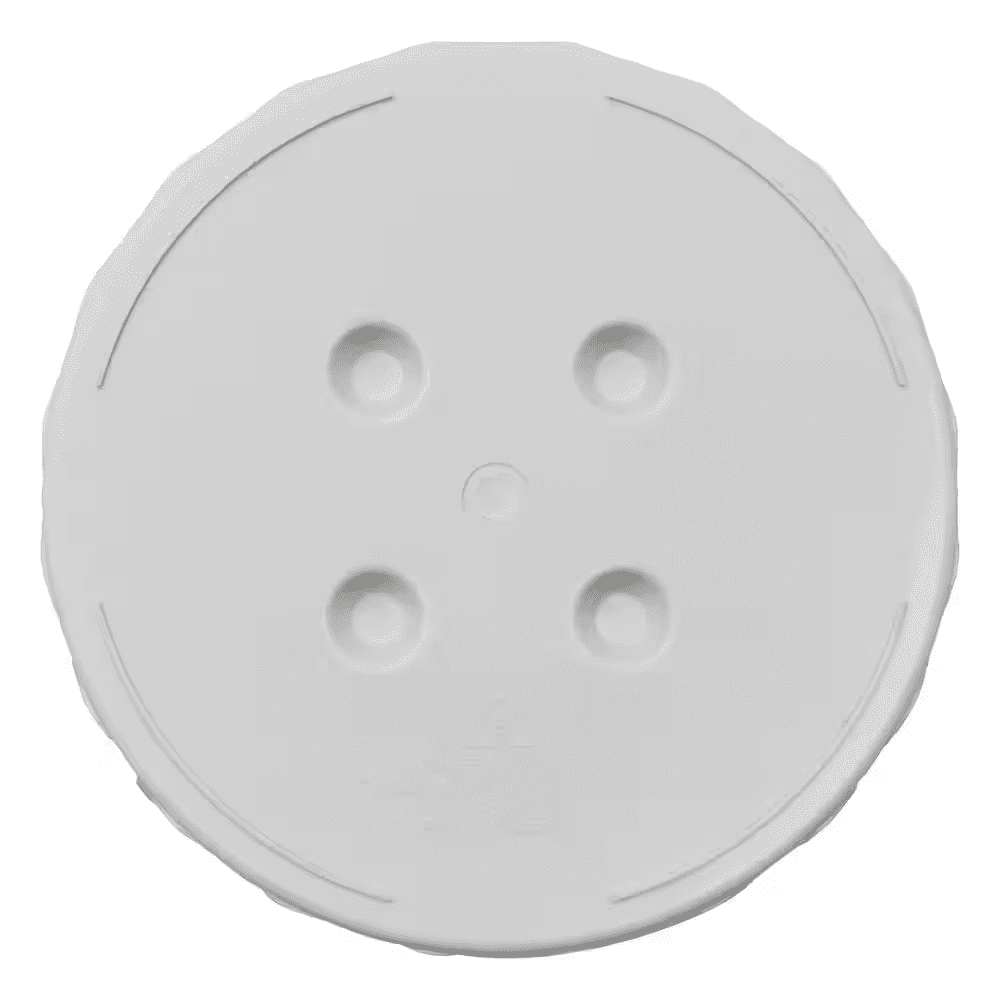 8.4 In. Concord Medium White Recycled Plastic Planter (8.4 In. D X 8.3 In. H) with Attached Saucer - Image 6