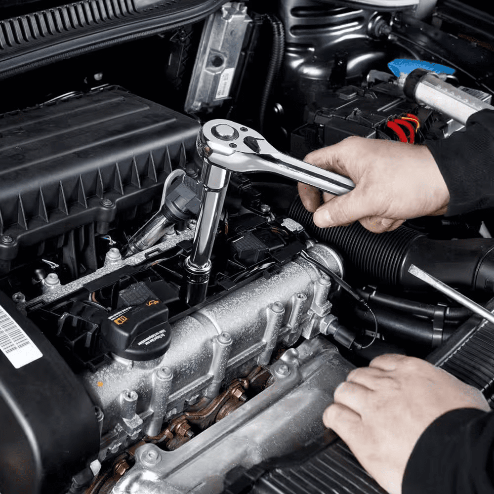 145 Pcs Mechanics Tool Set, 1/4 In. & 3/8 In. Drive Deep/Standard Sockets, SAE & Metric, Wrenches, Bits, Case - Image 8