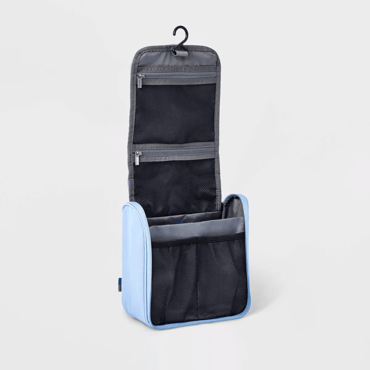 Small Hanging Toiletry Bag Blue - Open Story™: Water-Resistant Travel Accessory - Image 3