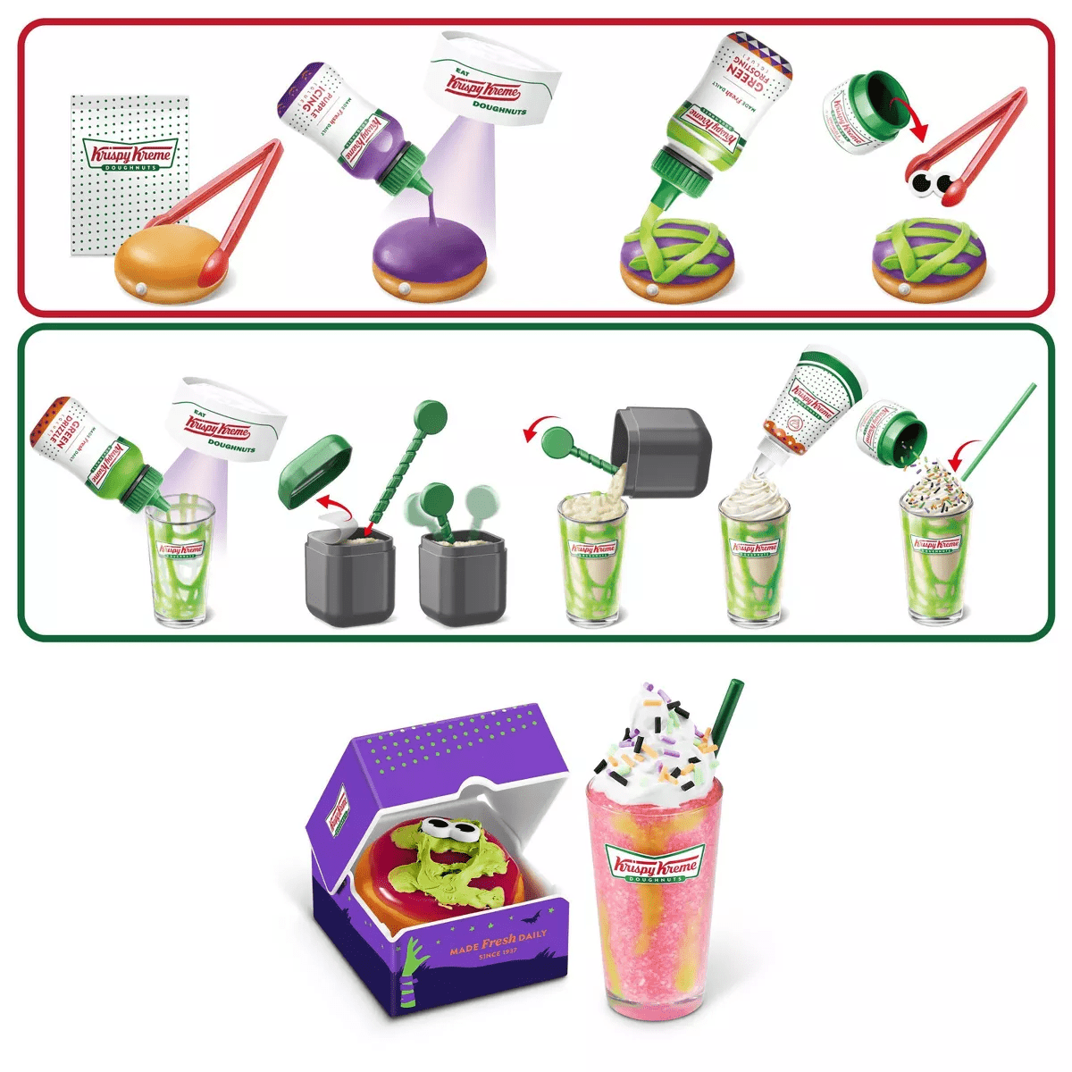 Mini Brands Krispy Kreme Create Halloween Series 1: Collectible Plastic Figure Toy - Image 4