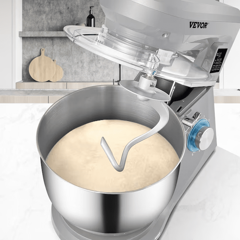 6 Speeds 660 W 7.4 Qt Stand Mixer SUS + ABS Plastic 7.4-Quart Commercial/Residential Bowl-Lift Stand Mixer - Image 10