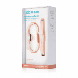 Frida Mom Anti-Nausea Bands- Pressure Point Therapy for Morning Sickness Pregnancy Relief - 2Ct