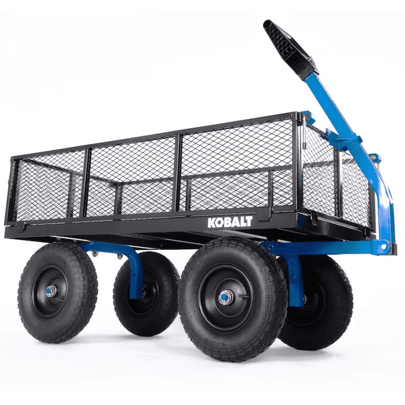 Heavy-Duty 6-Cu Ft Steel Yard Cart