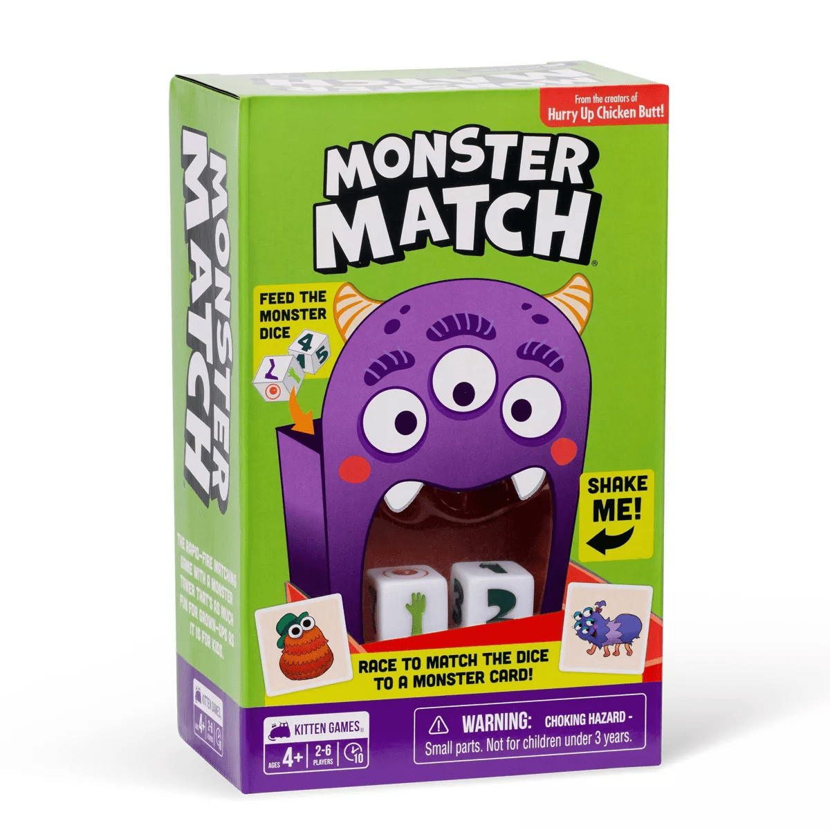 Kitten Games Monster Match Board Game: Educational Social Skills, Fast Play, 2-6 Players