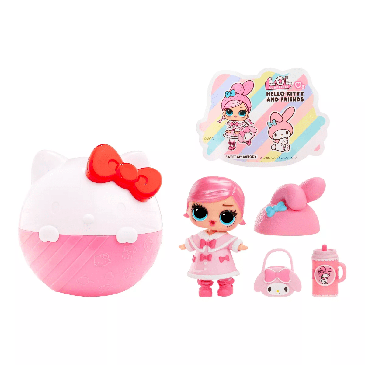 L.O.L. Surprise! 3" Loves Hello Kitty and Friends with 7 Surprises - 8 Limited Edition Dolls - Image 2