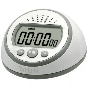 Taylor® Precision Products Super-Loud Digital Timer in Silver