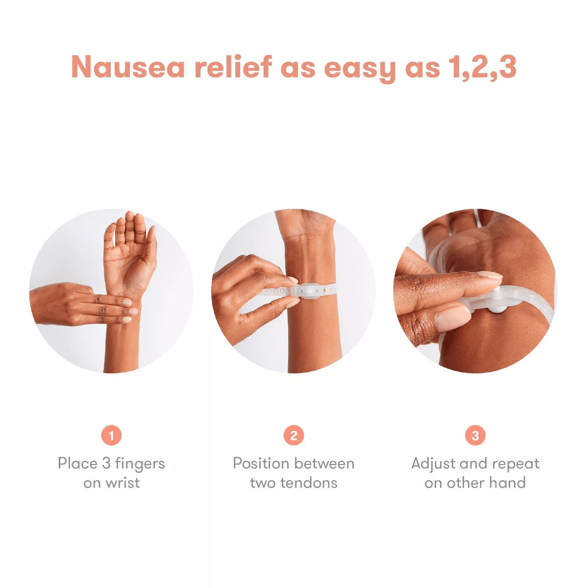 Frida Mom Anti-Nausea Bands- Pressure Point Therapy for Morning Sickness Pregnancy Relief - 2Ct - Image 4