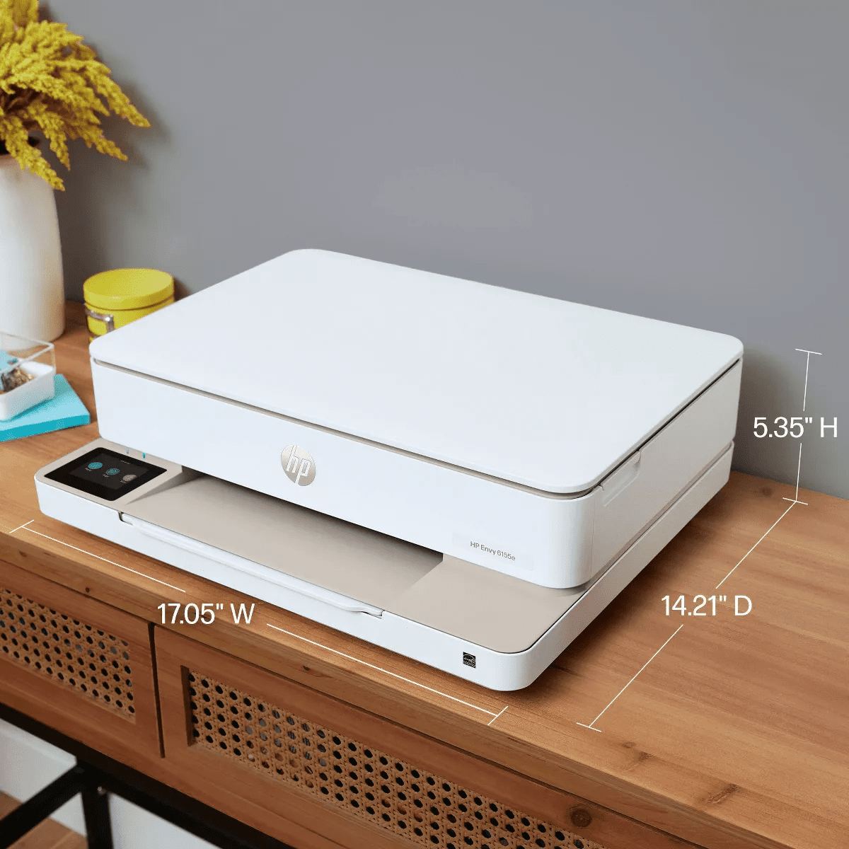 HP Envy 6155E Wireless All-In-One Color Printer Scanner Copier with 3 Months Free Instant Ink (714L5A): USB, Wi-Fi, 1200X1200 DPI - Image 6