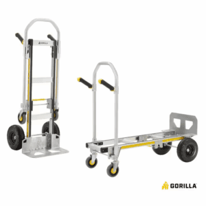1,000 Lbs. Capacity Convertible All Aluminum Hand Truck with Multi-Grip Power Handle, Wide Load Toe Plate Technology