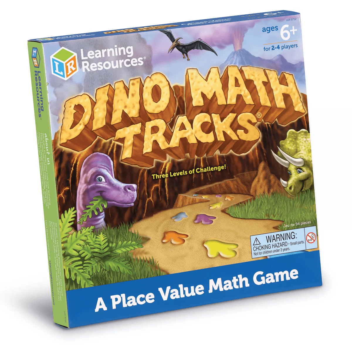 Learning Resources Dino Math Tracks Game - Ages 6+ Addition and Subtraction Dinosaur Game, Kindergarten Math Games, Board Games for Kids - Image 5