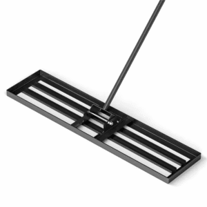 Lawn Leveling Rake 67 In. X 42 In. X 10 In. Heavy Duty Level Lawn Tool for Garden Backyard/Lawn Black